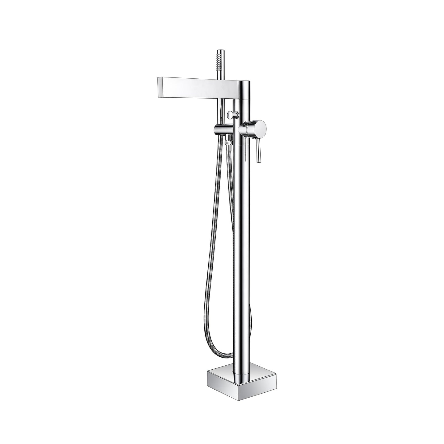 T902.136.100 - CHROME FREESTANDING TUB FILLER