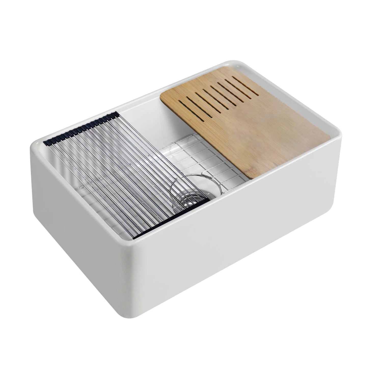 3521813 Apron Fireclay Kitchen Sink