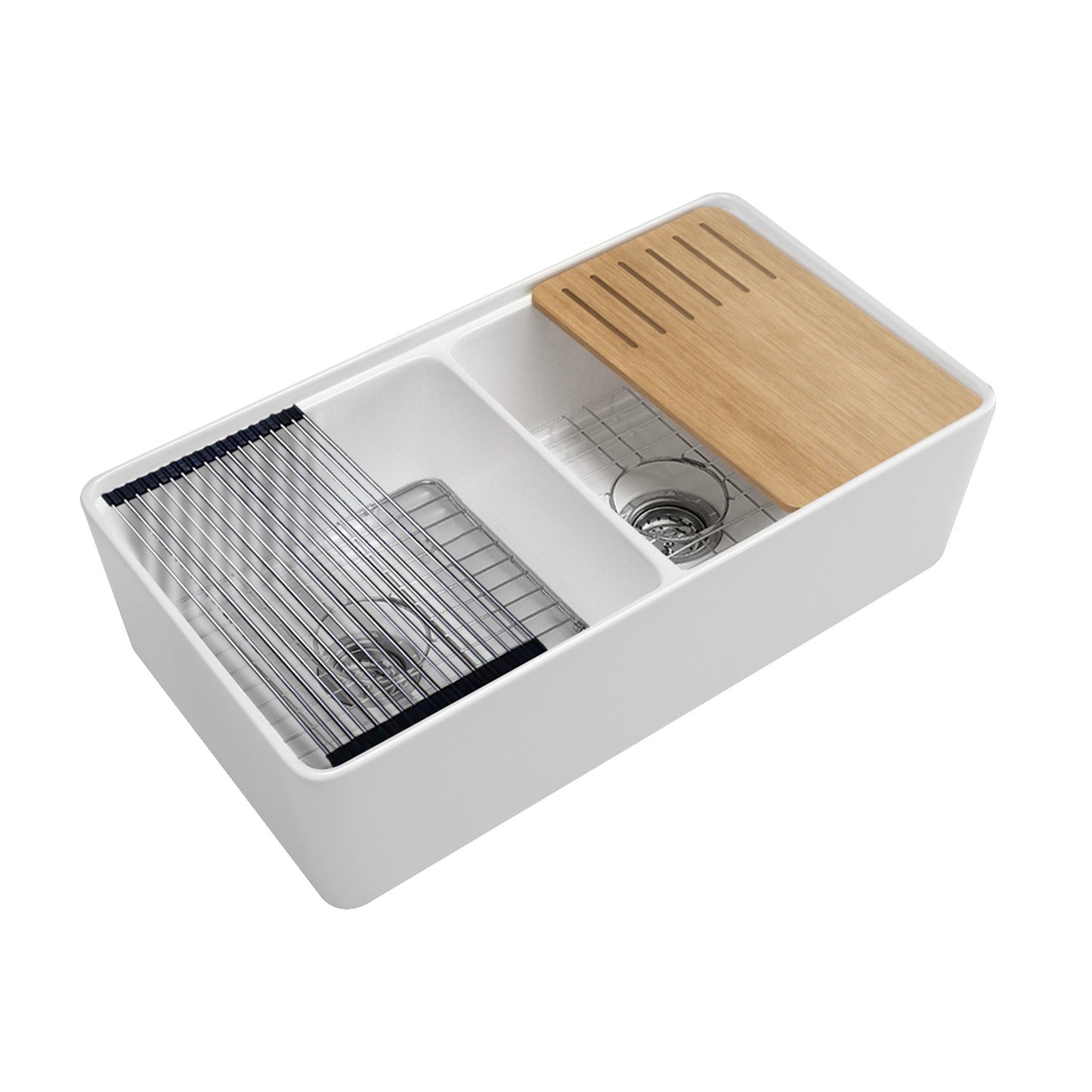 3530113 Apron Fireclay Kitchen Sink