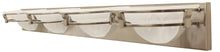 Eurolux four set satin nickel vanity lights side view