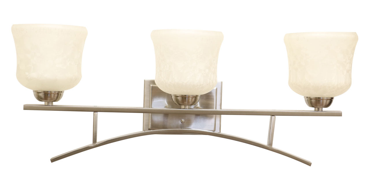 EL97493-3 Satin Nickel vanity light