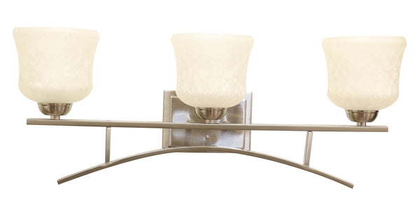 EL97493-3 Satin Nickel vanity light