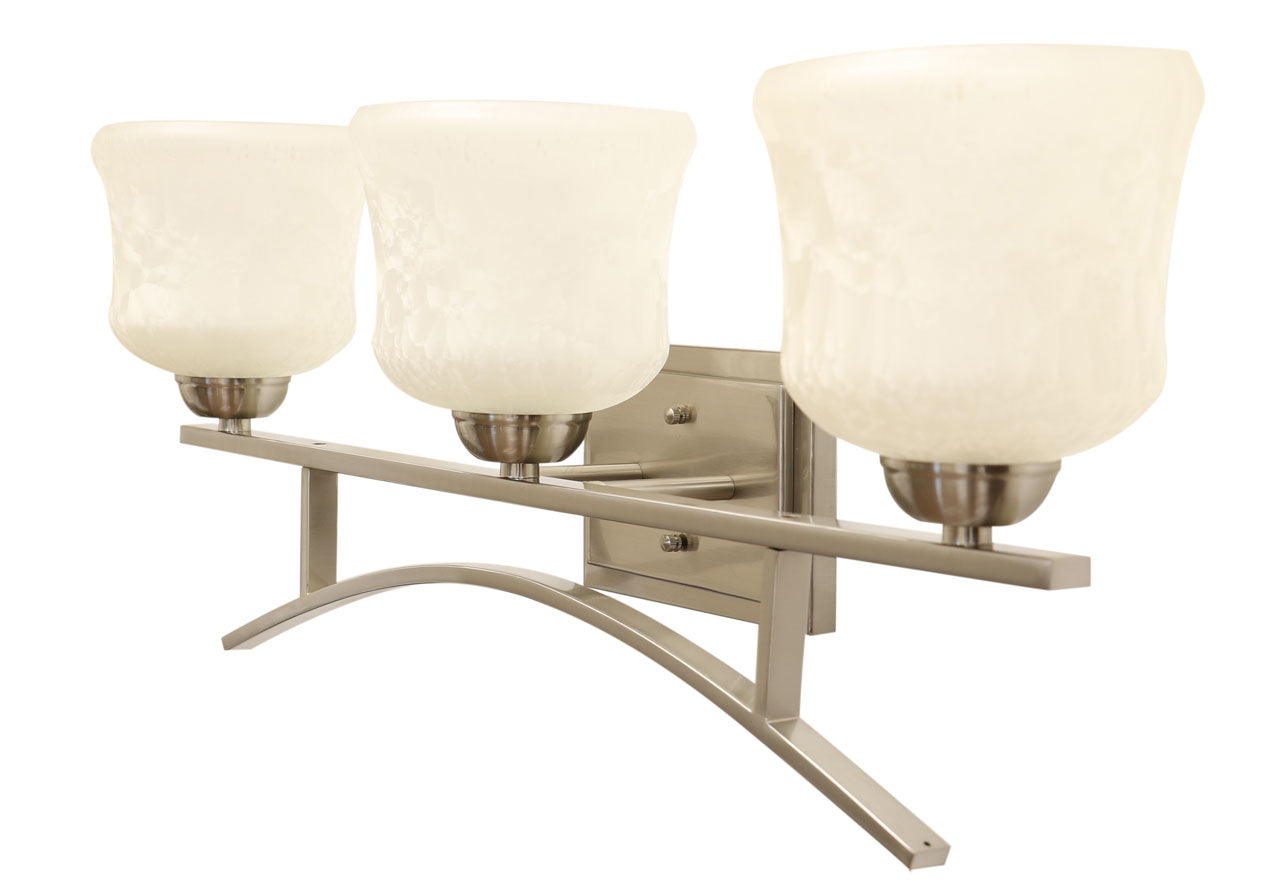 EL97493-3 Satin Nickel vanity light