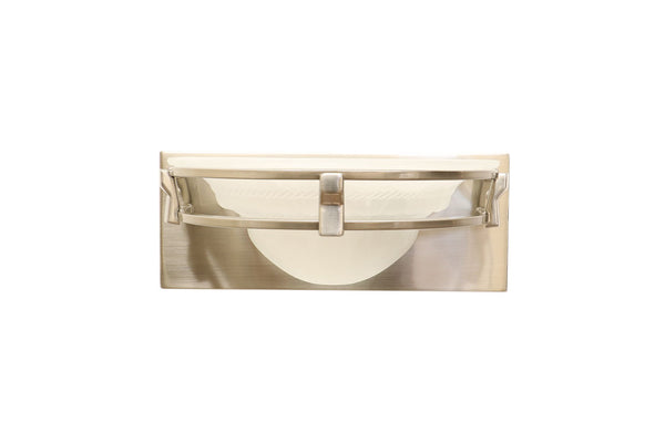 Eurolux satin nickel vanity wall light