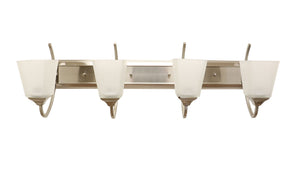 Eurolux four set satin nickel contemporary lights