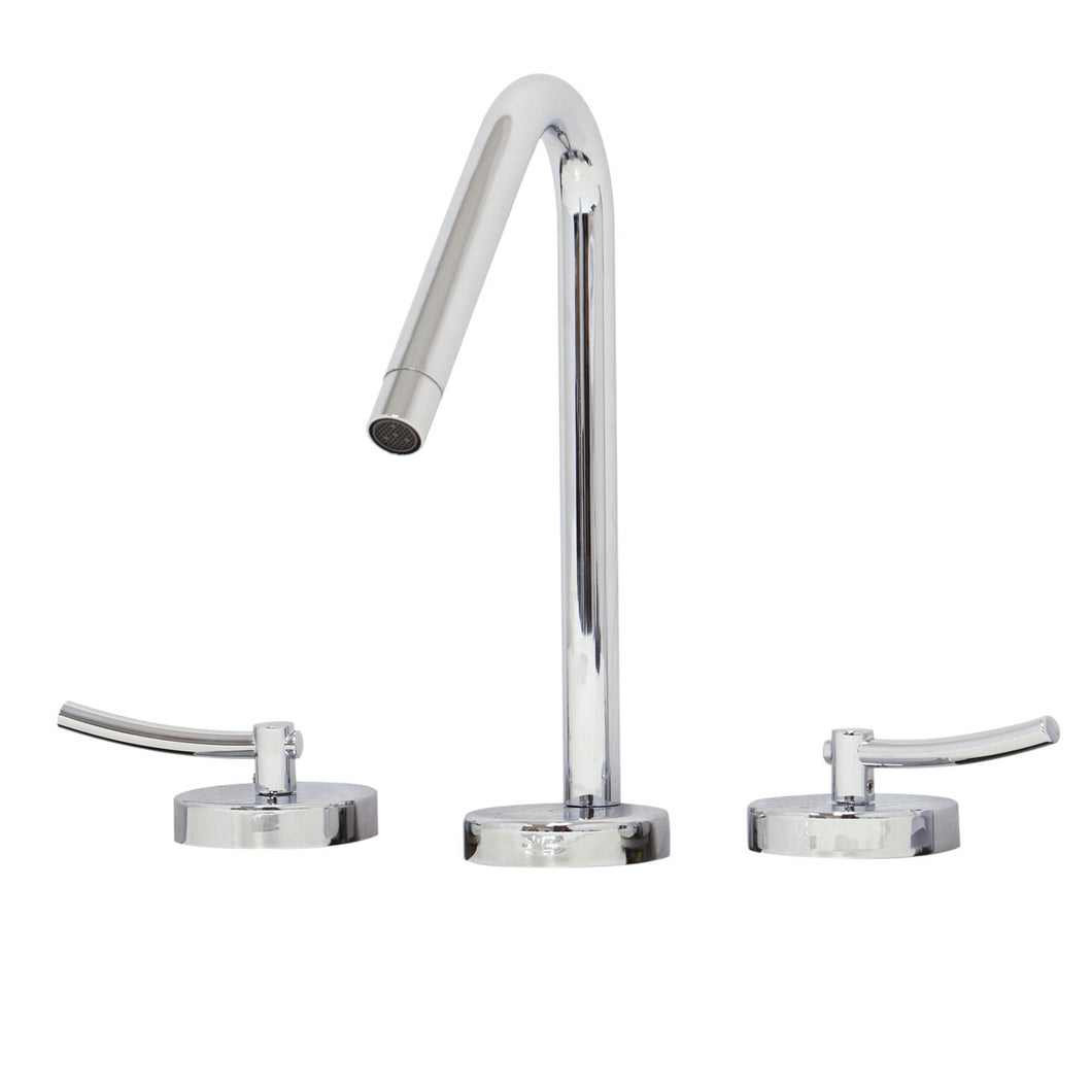 Paini PIXEL three hole chrome basin mixer