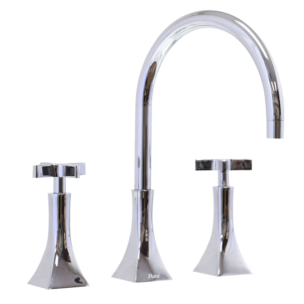 Paini ELIX three hole basin faucet