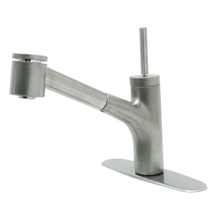 Paini COX single lever extractable faucet
