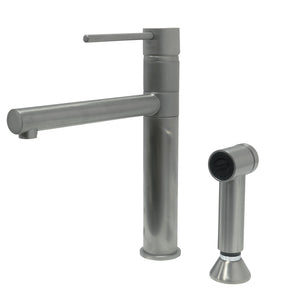 Paini COX two hole kitchen extractable faucet