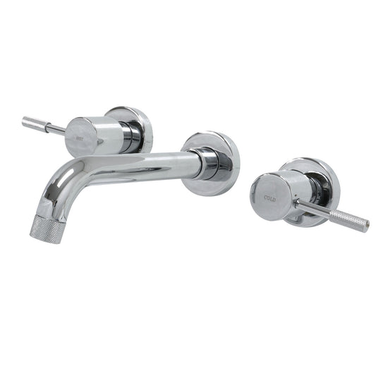 Paini FLUXIO three hole wall mount lavatory faucet
