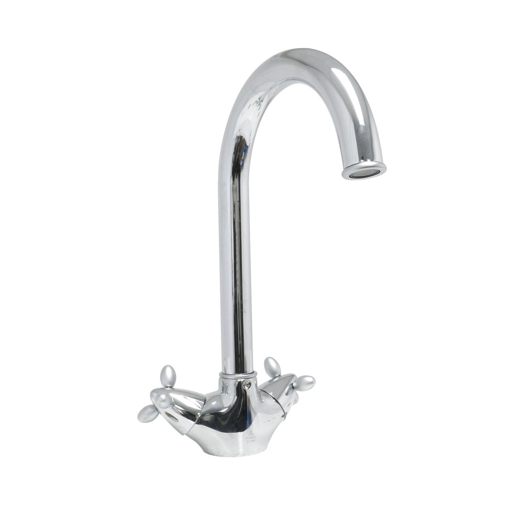 Paini TRIXI single hole dual lever Kitchen faucet