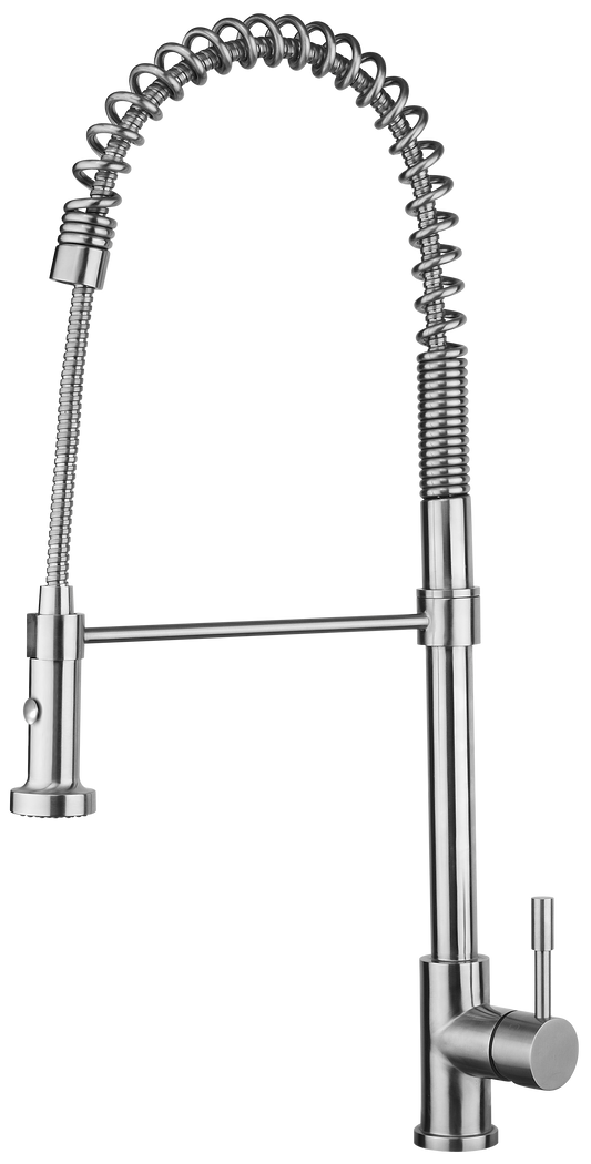 Bari restaurant-style stainless steel kitchen sink faucet Eurolux
