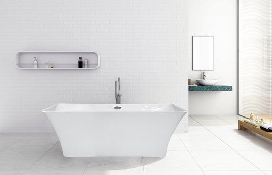 front view Jade 67 luxury freestanding tub Eurolux