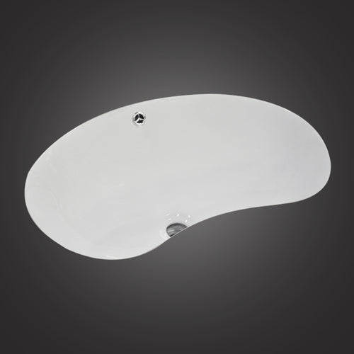 Eurolux white undermount porcelain sink EU40G-UM