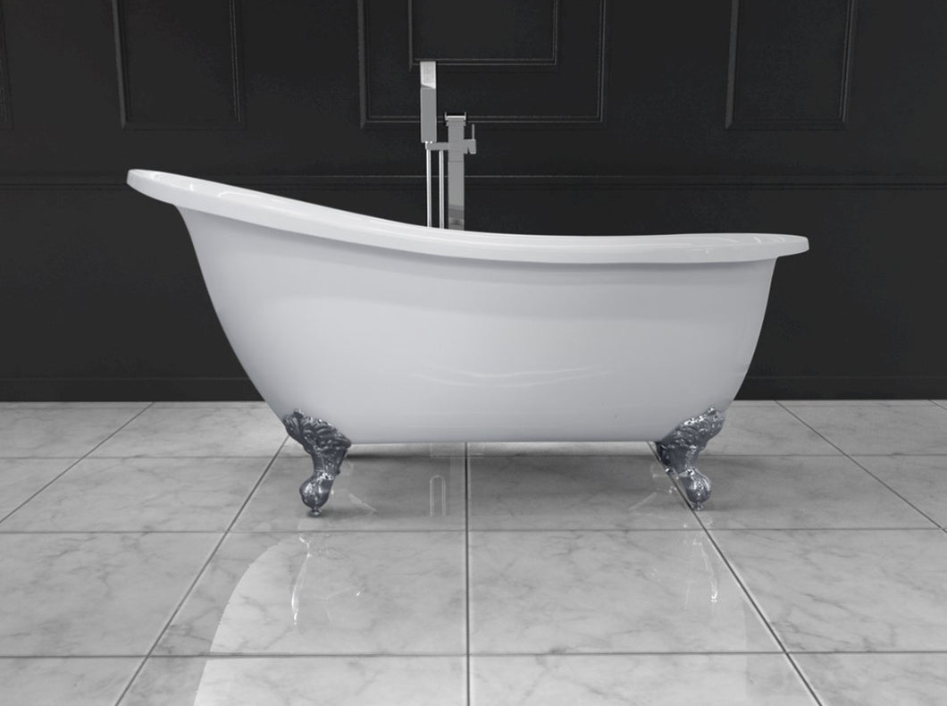 Sapphire 140CF clawfoot freestanding tub Eurolux