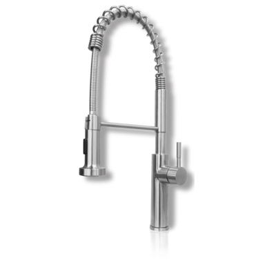 Venice restaurant-style stainless steel kitchen sink faucet Eurolux