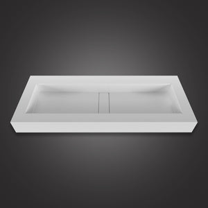 Eurolux above-counter stone sink basin Lily