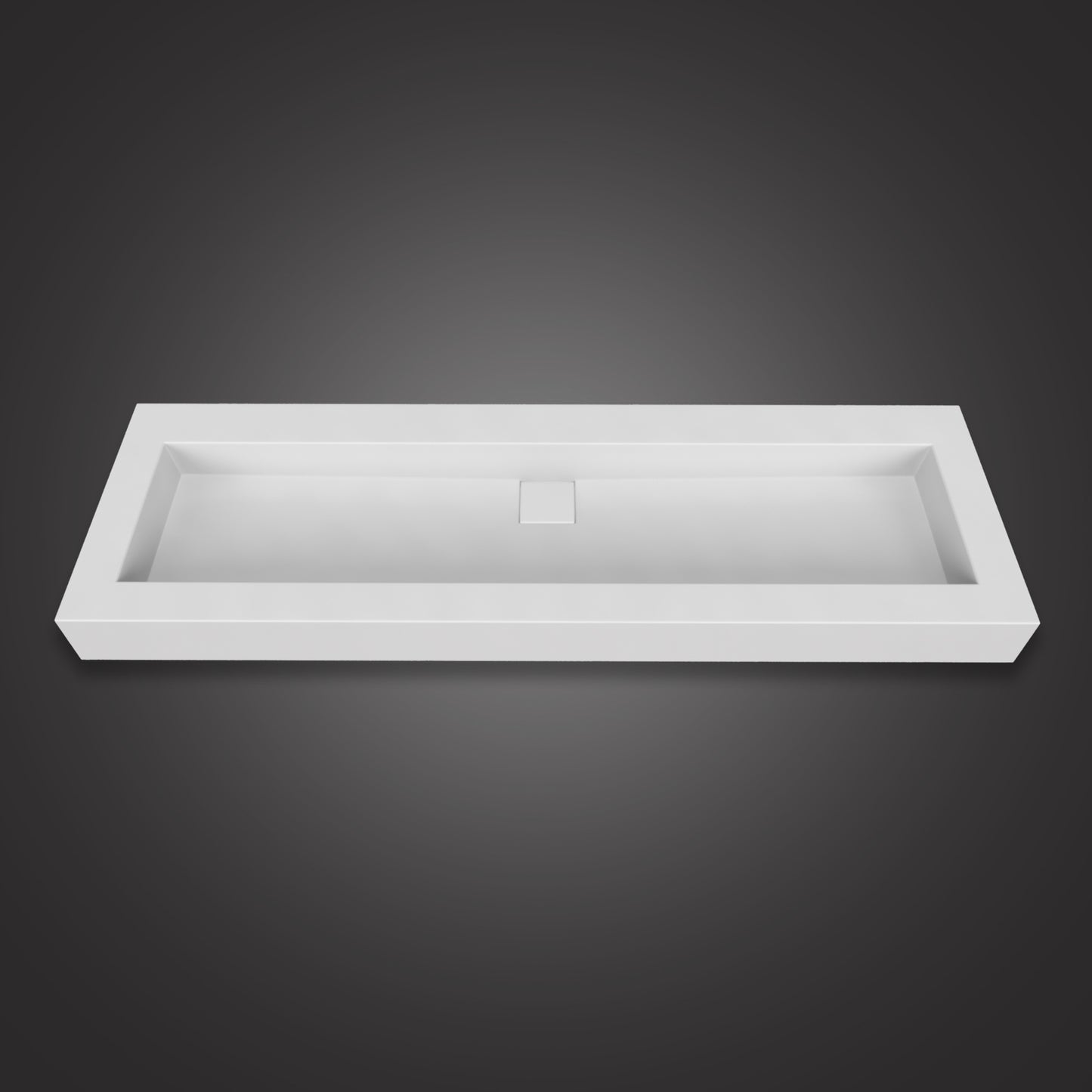 Eurolux above-counter white stone sink basin Orchid