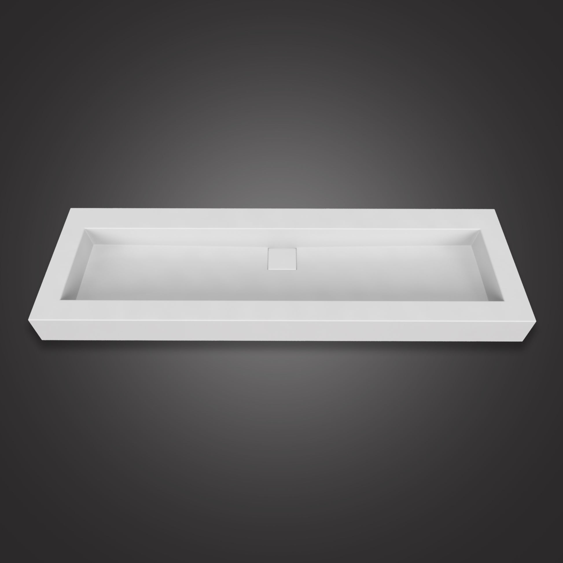 Eurolux above-counter white stone sink basin Orchid